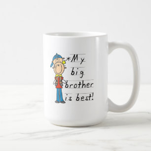 Min storebror är bäst Tshirts och gåvor Kaffemugg
