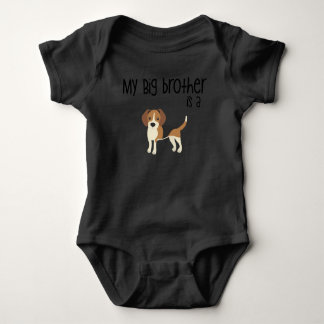 Min storebror är en beagle, babyskor Gift, Hund T Shirt