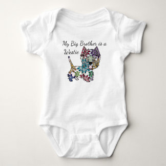 Min storebror är en Westie Bodykostym T Shirt