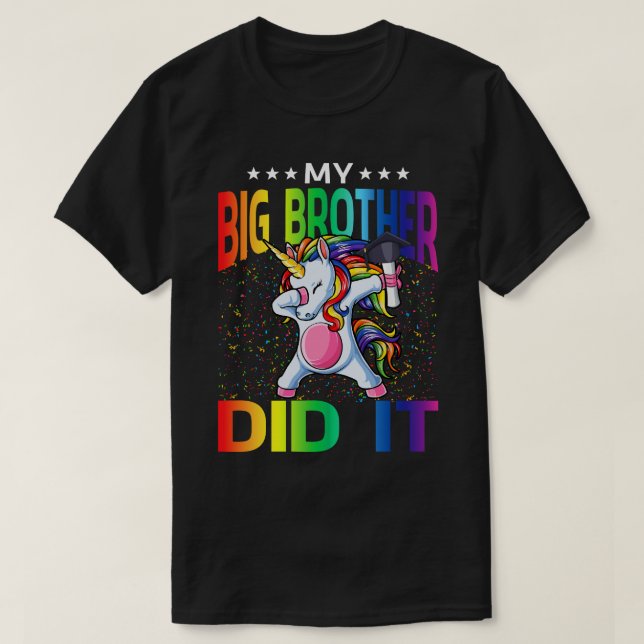 Min storebror gjorde det Studenten-graderade Unico T Shirt (Design framsida)