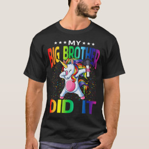 Min storebror gjorde det Studenten-graderade Unico T Shirt