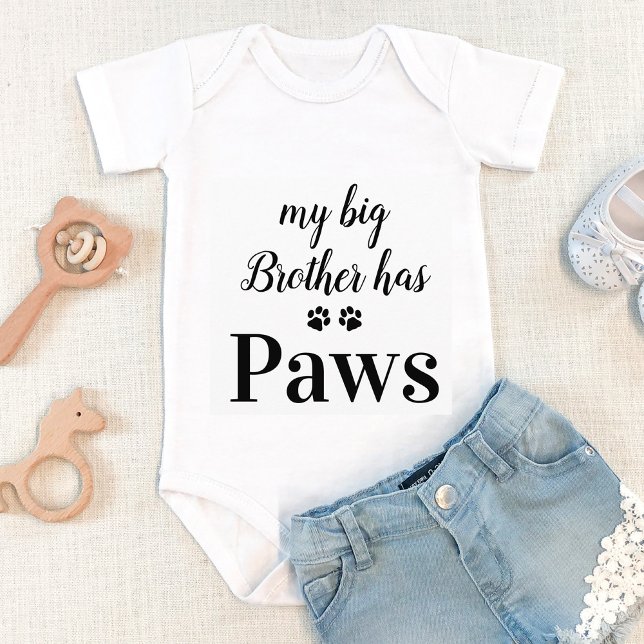 Min storebror har Bodykosten Tass Hund älskare Bab T Shirt (Skapare uppladdad)