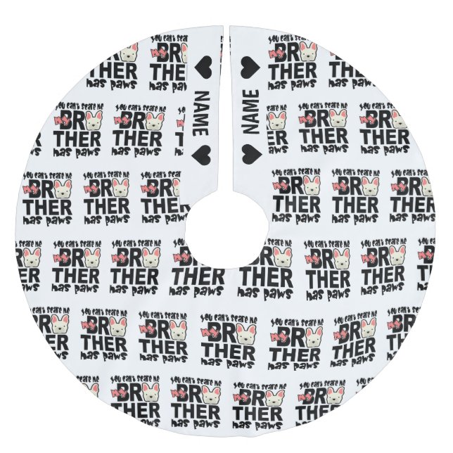 Min storebror har Tass Julgransmatta Borstad Polyester (Framsidan)