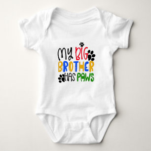 Min storebror har tassar Baby-bodysuit T Shirt