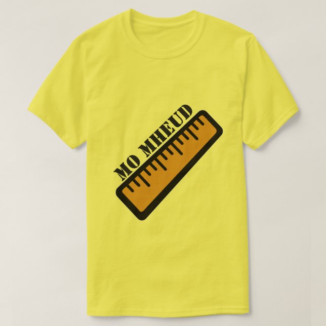 Min storlek i Scottish Gaelic mo mheud T Shirt (Design framsida)