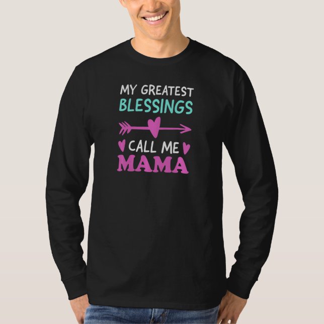Min största välsignelse kallar mig Mamma Mormor T Shirt (Framsida)