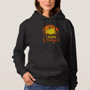 Min strävhåriga stående griffeltik Hund Ride Shotg T Shirt