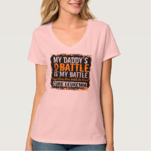 Min strid pappa för för 2 Leukemia T-shirt