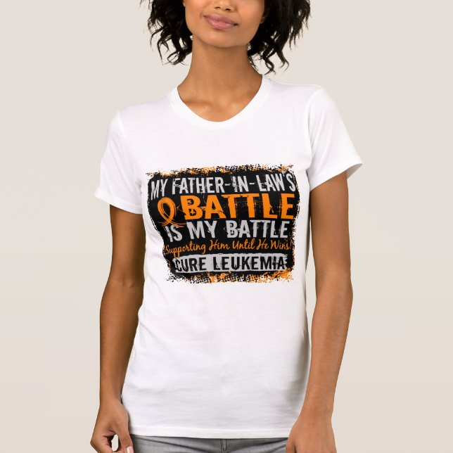 Min strid svärfar för för 2 Leukemia Tee Shirt (Framsida)