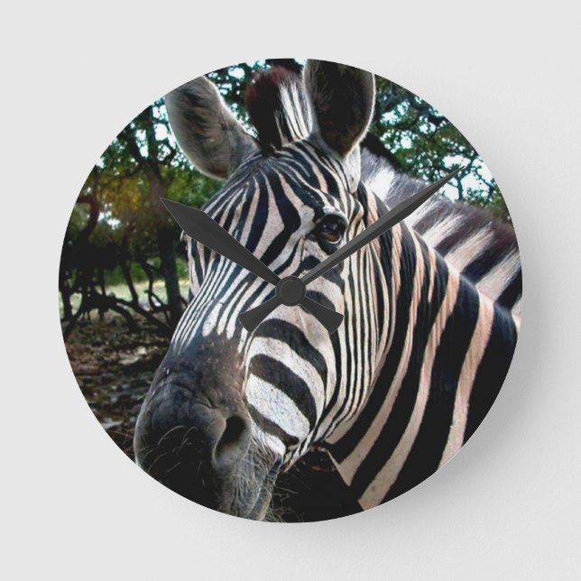 Min Strippy Friend Rund Klocka (Framsida)