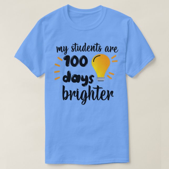 Min Studenter är 100 dagar ljusare 1 T Shirt (Design framsida)