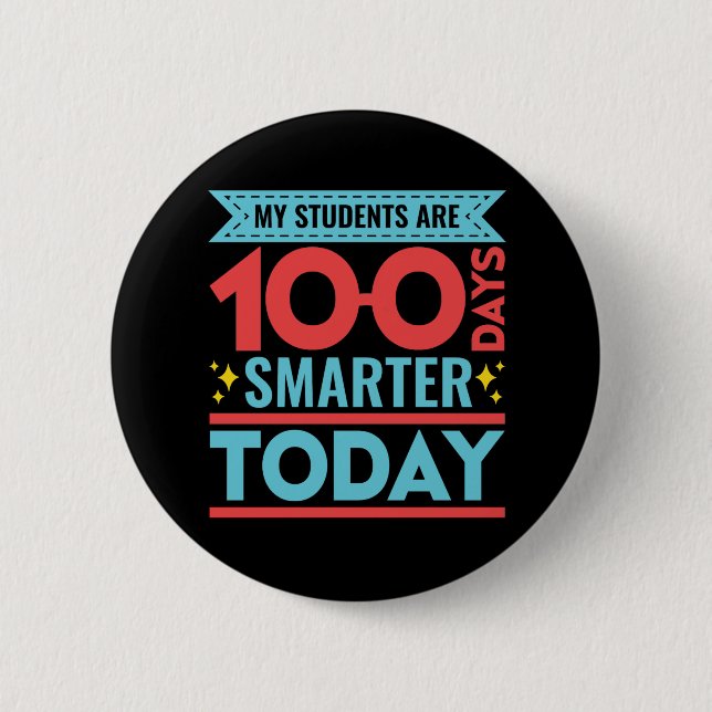 Min Studenter är 100 dagar smartare 100 dagars lär Knapp (Framsida)