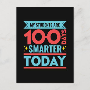 Min Studenter är 100 dagar smartare 100 dagars lär Vykort