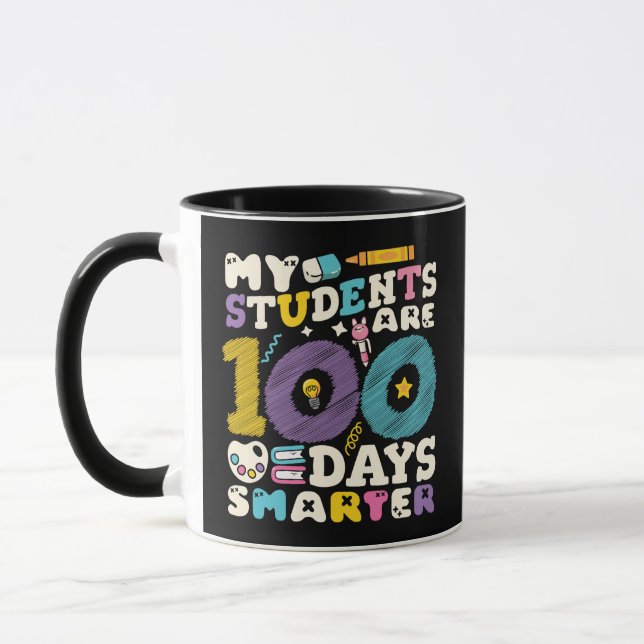Min studenter är 100 dagar smartare, söt 100 dagar mugg (Vänster)