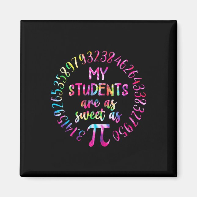 Min Studenter är lika sötad som Pi Math Teacher Ly Magnet (Framsidan)