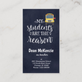 Min studenter är orsaken visitkort