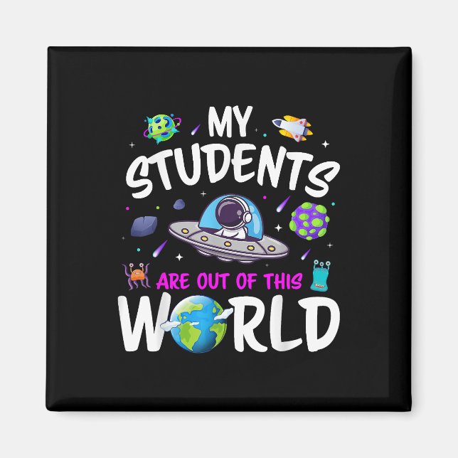 Min Studenter är ute ur den här världsvetenskapen. Magnet (Framsidan)