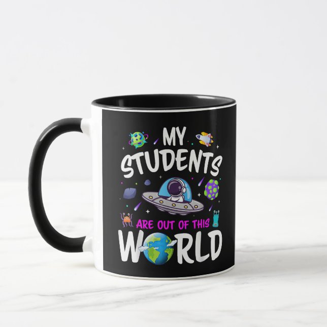 Min Studenter är ute ur den här världsvetenskapen. Mugg (Vänster)