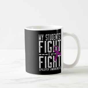 Min Studenter Fight är min Epilepsimedvetenhet i k Kaffemugg