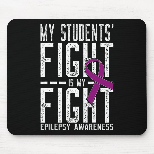 Min Studenter Fight är min Epilepsimedvetenhet i k Musmatta (Framsidan)