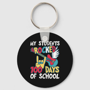 Min Studenter har 100 dagar i skolan för lärare Nyckelring