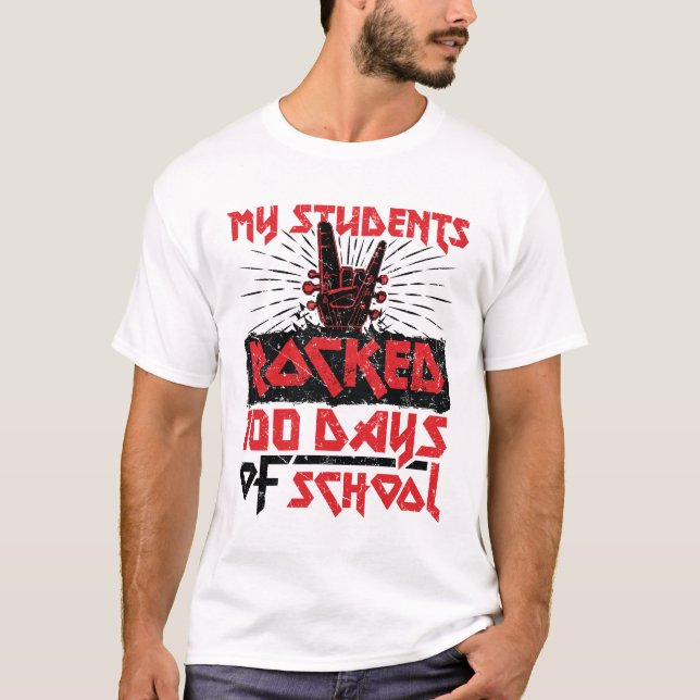 Min Studenter har 100 dagar med skollärare T Shirt (Framsida)