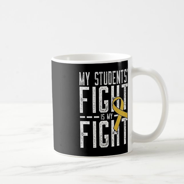 Min Studenter-kamp är min kamp mot barncancer Kaffemugg (Höger)