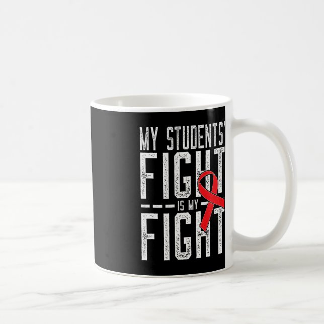 Min Studenter-kamp är min kamp mot Blood Cancer Aw Kaffemugg (Höger)