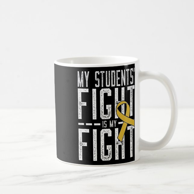 Min Studenter kämpar mot barncancer Kaffemugg (Höger)