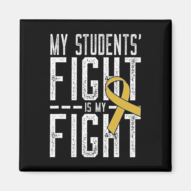 Min Studenter kämpar mot barncancer Magnet (Framsidan)