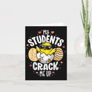 Min Studenter krackar upp mig på ett nyttigt Egg P Kort