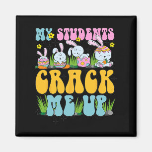 Min Studenter spränger mig på Bunny Teacher Glad p Magnet