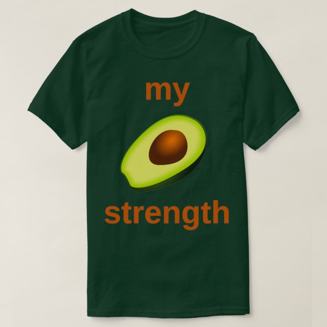 min styrka avocado t shirt (Design framsida)