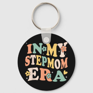 Min styvmamma-era rolig sarkastisk groovy retro ma nyckelring