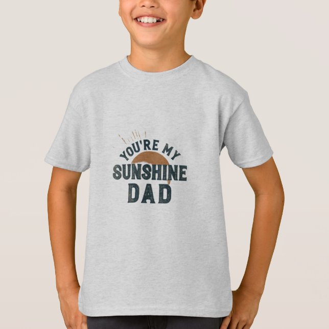 Min Sunshine Pappa T Shirt (Framsida)