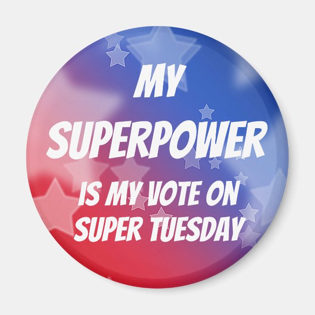 Min supermakt är Min omröstning i Toppen tisdag Magnet (Framsidan)