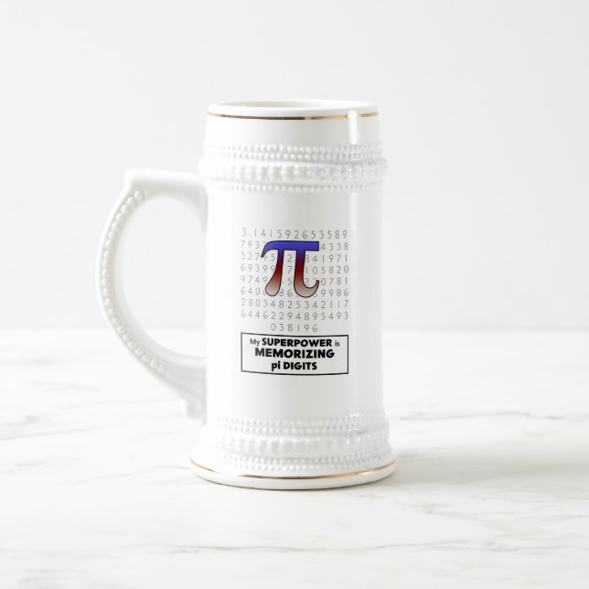 Min supermakt memorerar PI-siffror Sejdel (Vänster)