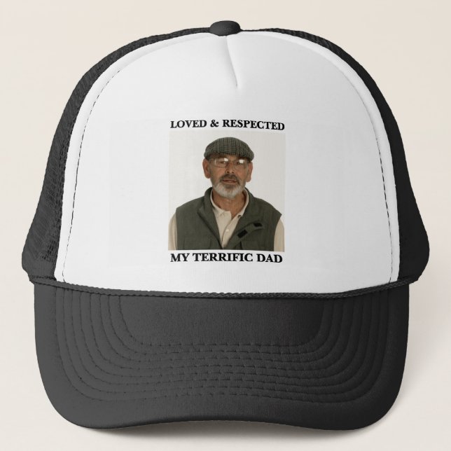 Min Superpappa™ Truckerhatt (Anpassa den!) Keps (Framsida)