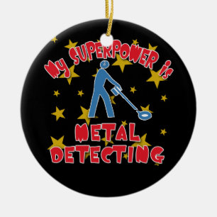 Min Superpower är att avkänna för metall Julgransprydnad Keramik
