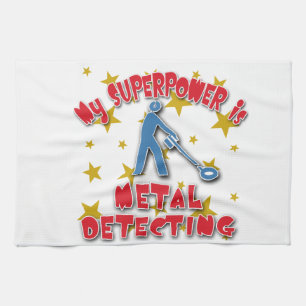 Min Superpower är att avkänna för metall Kökshandduk