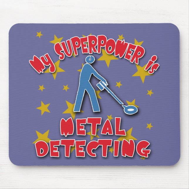 Min Superpower är att avkänna för metall Musmatta (Framsidan)