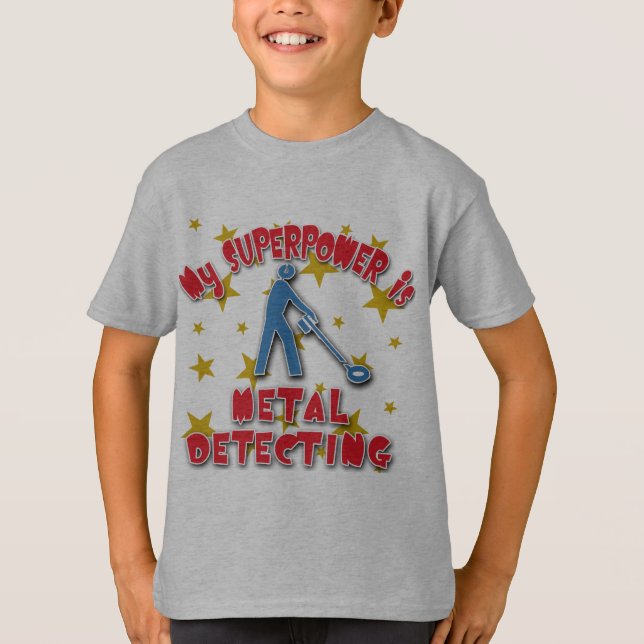 Min Superpower är att avkänna för metall T-shirt (Framsida)