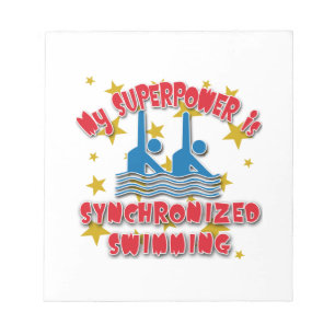 Min Superpower är synkroniseringssimning Anteckningsblock