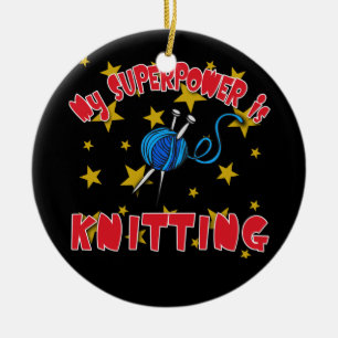 Min Superpower sticker Julgransprydnad Keramik