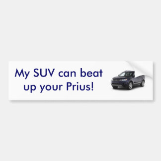 Min SUV kan slå upp din Prius! Bildekal