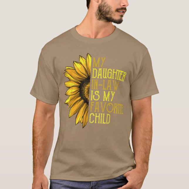 Min svärdotter är mitt favoritbarn Mor Sol T Shirt (Framsida)