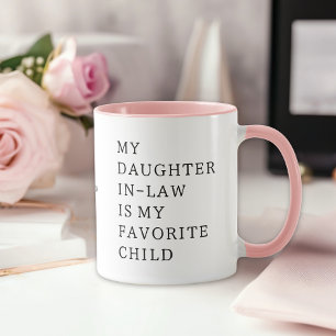 Min svärdotter är mitt favoritbarn mugg