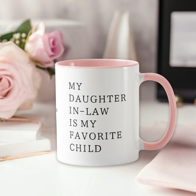 Min svärdotter är mitt favoritbarn mugg (Skapare uppladdad)