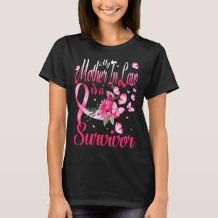 Min Svärmor är en Survivor Butterfly Breast Ca T Shirt