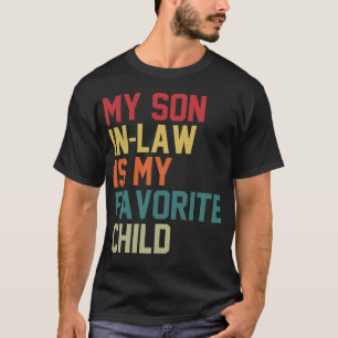 Min svärson är min favoritbarnfamilj Humor T Shirt